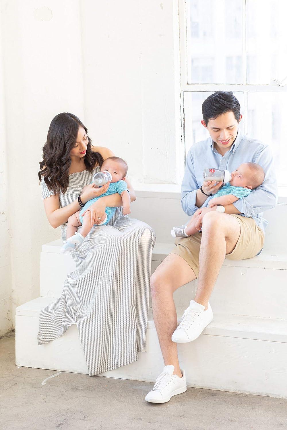 imageJoovy Boob Baby Bottles Made from Durable MedicalGrade PPSU with CleanFlow Vent Technology to Prevent Nipple Collapse Negative Pressure and Colic Symptoms 5oz 2pk2 Count