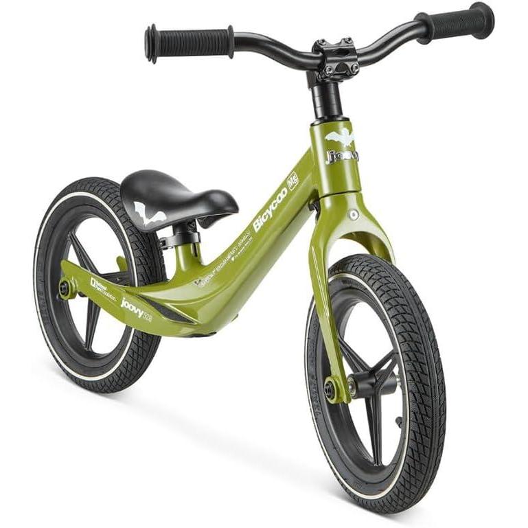 imageJoovy Bicycoo Mg Balance Bike Toddler Bike PinkCrushGreenamole