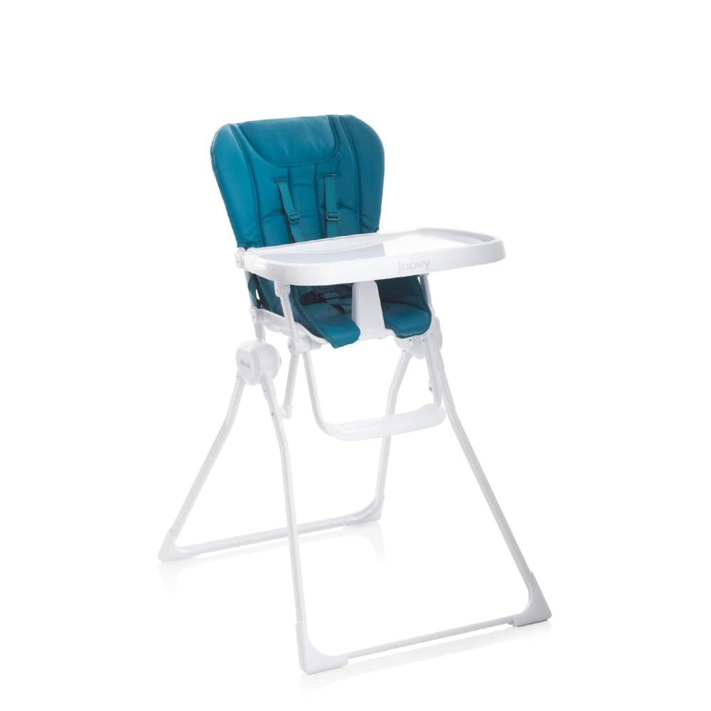 imageJoovy Nook High Chair Featuring FourPosition Adjustable Swing Open Tray and Removable DishwasherSafe Tray Insert for Easy Cleaning Folds Down Flat for Easy Storage Turquoise