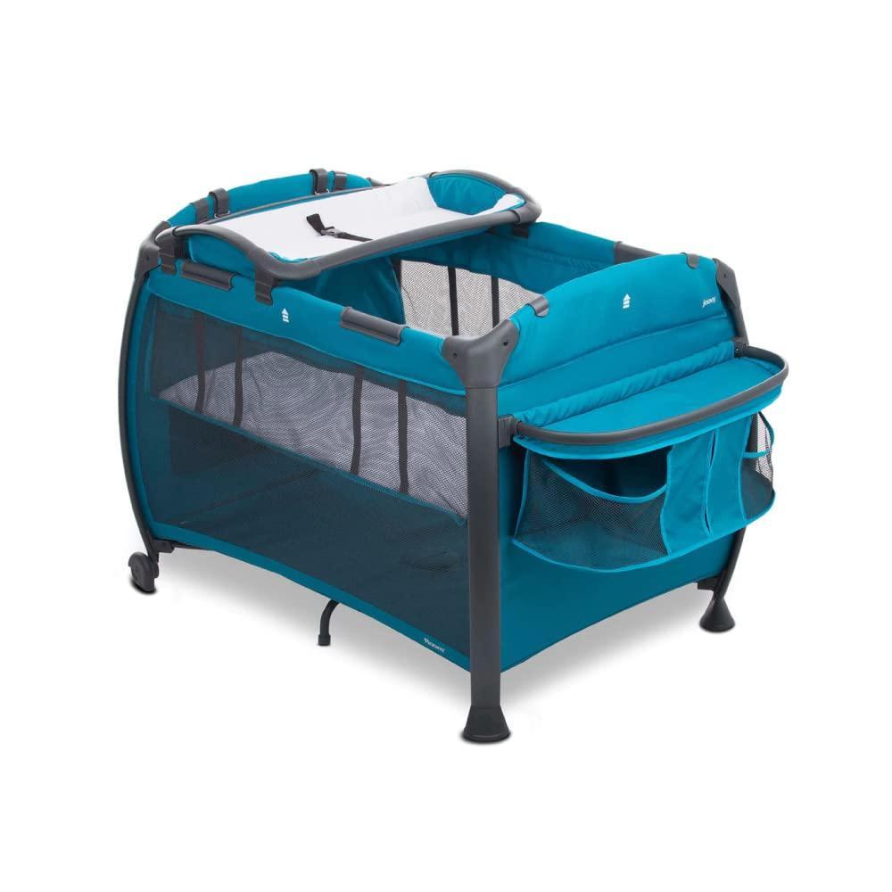 imageJoovy RoomPlayard Nursery Center Bassinet ChangingTable TurquoiseTurquoise