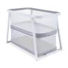 Joovy Coo Bassinet, Portable Bassinet with Storage, Rocking Playpen, White(White)