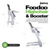 Joovy Foodoo High Chair & Booster Seat, Jet