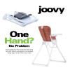 Joovy Nook High Chair Featuring Four-Position Adjustable Swing Open Tray, and Removable, Dishwasher-Safe Tray Insert for Easy Cleaning – Folds Down Flat for Easy Storage (Coral)