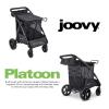Joovy Platoon Utility Cart – The Ultimate Beach Wagon with All-Terrain Wheels, Removable Storage Basket, Personal Organizer, 150Lbs Capacity