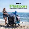 Joovy Platoon Utility Cart – The Ultimate Beach Wagon with All-Terrain Wheels, Removable Storage Basket, Personal Organizer, 150Lbs Capacity