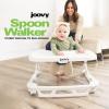Joovy Spoon Baby Walker & Activity Center Featuring Three Adjustable Heights, Extra-Large Tray, and 30 lb Weight Capacity – JPMA Safety Certified, Red(Red)