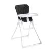 Joovy Nook High Chair Featuring Four-Position Adjustable Swing Open Tray, and Removable, Dishwasher-Safe Tray Insert for Easy Cleaning – Folds Down Flat for Easy Storage (Black)