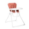 Joovy Nook High Chair Featuring Four-Position Adjustable Swing Open Tray, and Removable, Dishwasher-Safe Tray Insert for Easy Cleaning – Folds Down Flat for Easy Storage (Coral)