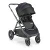 Joovy Qool Stroller, Customizable Stroller, Single, Double, Triple, Black Melange(Black Melange)