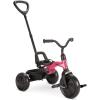 Joovy Tricycoo Fold & Go Toddler Tricycle Featuring Removable, Adjustable Push Handle, Lockable Front Pedals, Height-Adjustable Seat, 3-Point Safety Harness, and Rear Storage Box (Goldy)(Pink Crush)