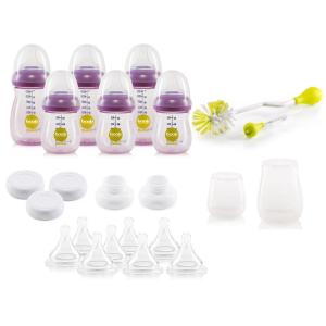Joovy Boob PP Baby Bottle Gift Set, Purpleness , 23 Piece Set(Purpleness)