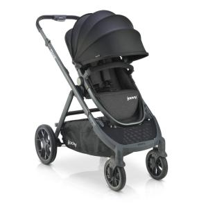 Joovy Qool Stroller, Customizable Stroller, Single, Double, Triple, Black Melange(Black Melange)