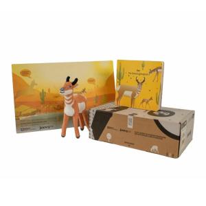 Joovy528 Loosi The Black-Footed Ferret Gift Set National Park Foundation Edition(Ben The Sonoran Pronghorn)