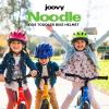 Joovy Noodle Multi-Sport Helmet S-M, Kids Adjustable Bike Helmet, Blue(Greenie)