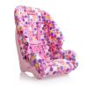 Joovy Toy Booster Seat & Functional Doll Car Seat Featuring Crash-Tested Latch System for Safety, Machine-Washable Cover for Easy Cleaning, and Five-Point Harness – Fits Dolls 12” to 22”, Pink(Pink)