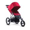 Joovy Zoom360 Ultralight Jogging Stroller Featuring High Child Seat, Shock-Absorbing Suspension, Extra-Large Air-Filled Tires, Parent Organizer, Air Pump, and Easy One-Hand Fold (Red)(Red)