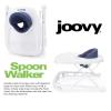 Joovy Spoon Baby Walker & Activity Center Featuring Three Adjustable Heights, Extra-Large Tray, and 30 lb Weight Capacity – JPMA Safety Certified, Blueberry(Blueberry)