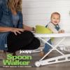 Joovy Spoon Baby Walker & Activity Center Featuring Three Adjustable Heights, Extra-Large Tray, and 30 lb Weight Capacity – JPMA Safety Certified, Greenie(Greenie)