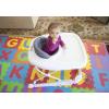 Joovy Spoon Baby Walker & Activity Center Featuring Three Adjustable Heights, Extra-Large Tray, and 30 lb Weight Capacity – JPMA Safety Certified, Greenie(Blueberry)