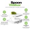 Joovy Spoon Baby Walker & Activity Center Featuring Three Adjustable Heights, Extra-Large Tray, and 30 lb Weight Capacity – JPMA Safety Certified, Greenie(Greenie)