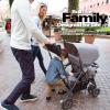 Joovy Caboose Ultralight Graphite Stroller, Sit and Stand, Tandem Stroller, Black