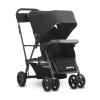 Joovy Caboose Ultralight Graphite Stroller, Sit and Stand, Tandem Stroller, Black