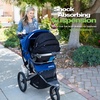 Joovy Zoom360 Ultralight Jogging Stroller, Charcoal | High Child Seat, Shock-Absorbing Suspension, Extra-Large Air-Filled Tires, Parent Organizer, Air Pump, Easy One-Hand Fold(Charcoal)